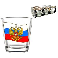 стакан ГЕРБ НА ФЛАГЕ 50мл 6 шт 1250-Д