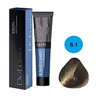 краска для волос ESTEL (ЭСТЕЛЬ) Deluxe 60мл 6/1 Темно-русый пепельный