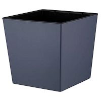 горшок цв.4,2л INGREEN LONDON Cube вулканический серый IG780010026 Пластик Репаблик
