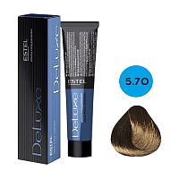 краска для волос ESTEL (ЭСТЕЛЬ) Deluxe 60мл 5/70 Светлый шатен коричневый д/седины