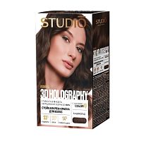 краска для волос STUDIO 3D (СТУДИО) Holography 2025 6.4 Шоколад 1/6 459284 АКЦИЯ!