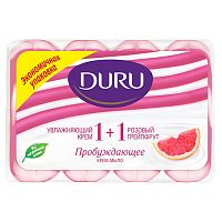 мыло туалетное DURU (ДУРУ) 4*80г Грейпфрут 1+1 1/12  АКЦИЯ!