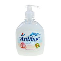 жидкое мыло ANTIBAC (АНТИБАК)  330мл Питание,антибактериальное дозатор 1/15 АКЦИЯ! Мин.заказ=2