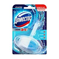 освежитель для туалета подвеска блок DOMESTOS (ДОМЕСТОС) 40г Атлантик 1/24 Мин.заказ=2
