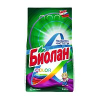 стиральный порошок БИОЛАН авт.2,4кг Колор м/у 1/4 744-4AX