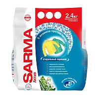 стиральный порошок SARMA (САРМА) авт.2,4кг Актив Ландыш 1/6 01032 АКЦИЯ!
