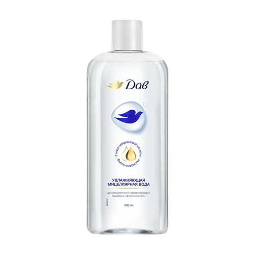 вода мицеллярная DOVE (ДАВ) 400мл Увлажняющая 1/10
