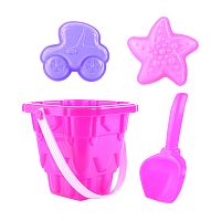 набор детский для песочницы РУСАЛОЧКА (2формочки,совок,ведро) У379
