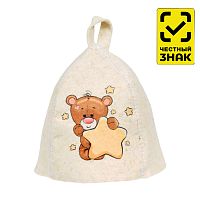 шапка HOT POT Мишка детская, войлок 1/20 41213 ЧЗ