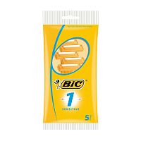 станок бритвенный BIC-1 (БИК-1) однораз.д/чувст.кожи 5шт 1/40 Мин.заказ=2