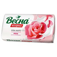 мыло туалетное ВЕСНА 90г Роза 1/72 6207 Мин.заказ=6