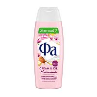 гель для душа FA (ФА) 250мл CREAM&OIL Магнолия с миндальным маслом 1/10 АКЦИЯ!
