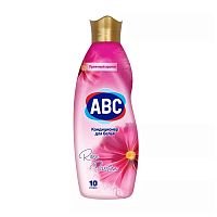кондиционер для белья ABC 1 л Розы страсти (розовый) 1/12 АКЦИЯ!