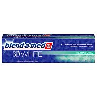 зубная паста BLEND-A-MED (БЛЕНД-А-МЕД) 100мл 3D White Нежная мята 1/12  АКЦИЯ!