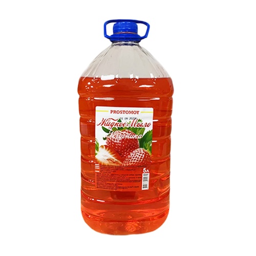жидкое мыло PROSTOMOY (ПРОСТОМОЙ) 5л Клубника 1/4