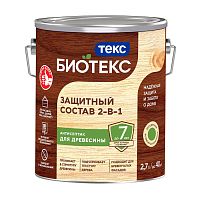 защитный состав БИОТЕКС 2,7л 2в1 б/цветный 1/6 Текс