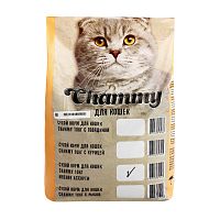корм CHAMMY (ЧАММИ) 10кг мясное ассорти в соусе для кошек 