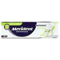 зубная паста MERIDENT 130г отбеливающая 1/48 АКЦИЯ!