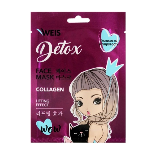 маска для лица WEIS Detox коллаген 3129860