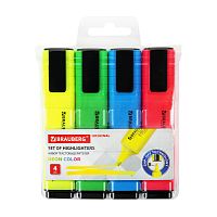 маркер-текстовыделитель набор 4цв BRAUBERG (БРАУБЕРГ) ORIGINAL NEON 1-5мм 1/12 152215