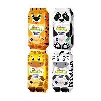 салфетки влажные  50шт SMART ANIMALS детские Ромашка с витамином Е Mix 72275 1/26 Мин.заказ=2