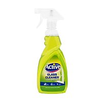 средство для стекол ACTIVE (АКТИВ)  500мл Лайм Green д/стекол, окон и зеркал 1/12