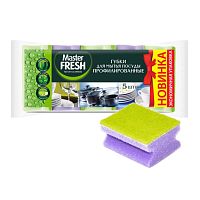 губка для посуды MASTER FRESH (МАСТЕР ФРЕШ)  5шт Профиль 1/36 С0005974/8048 Мин.заказ=3