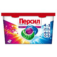  капсулы для стирки PERSIL (ПЕРСИЛ) эксперт Power Caps Колор 14шт 1/4