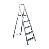 стремянка 5ступеней ЯРУС стальная h-155см до 120кг 122205 Perilla 