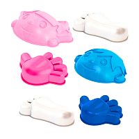 набор детский для песочницы формочки МАЛЬЧИК/ДЕВОЧКА ручка и ножка 171/1-171/2 АКЦИЯ! Мин.заказ=2