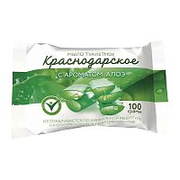 мыло туалетное КРАСНОДАРСКОЕ  90г Алоэ 1/72  Мин.заказ=6