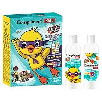набор детс.COMPLIMENT (КОМПЛИМЕНТ) №1907 kids Superhero (шамп 200мл+пена д/д 200мл+игра) 1/10