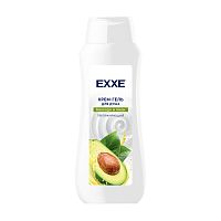 гель-крем для душа EXXE (ЭКС) 400мл Авокадо и пион 1/6 7233/7592
