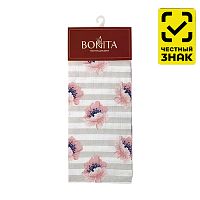 полотенце 40*70см BONITA рогожка Маки