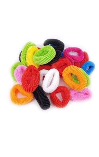 резинка для волос 70шт  цветная М1864 фото 2