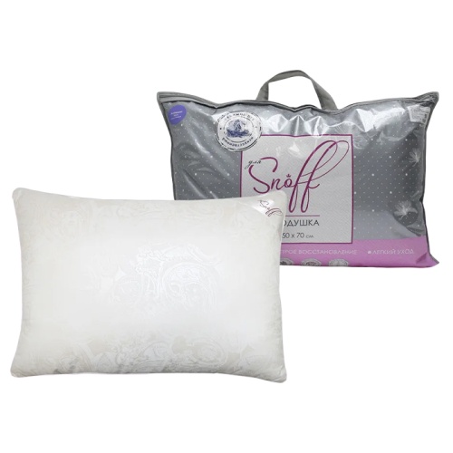 подушка 50*70 для SNOFF лебяжий пух 095343 подушка 50*70 для SNOFF лебяжий пух 095343