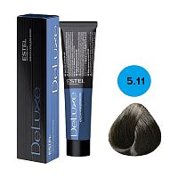 краска для волос ESTEL (ЭСТЕЛЬ) Deluxe 60мл 5/11 Светлый шатен Пепельный интенсивный