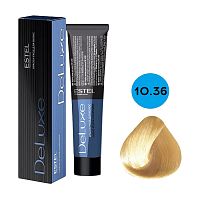 краска для волос ESTEL (ЭСТЕЛЬ) Deluxe 60мл 10/36 Светлый блондин Золотисто-фиолетовый