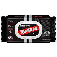 салфетки влажные 45шт Top Gear универсальные автомобильные 1/28 30107 Мин.заказ=2