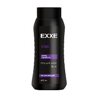гель для душа EXXE (ЭКС) 400мл муж.2в1 VIBE Увлажняющий 1/12 7533/7854
