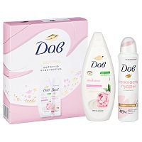 набор жен.DOVE (ДАВ) (гель для душа 250мл + дезодорант 150мл) 