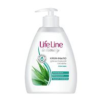 жидкое крем-мыло д/интим.гигиены LIFE LINE (ЛАЙФ ЛАЙН) 280мл алоэ вера дозатор 1/15  5125