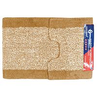 коврики набор 60*100см,60*50см SINDBAD хлопковый св.бежевый 1/10 15045