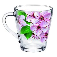 Кружка для чая ЖИВАЯ ПРИРОДА.Сакура 250мл 1649-Д Мин.заказ=2