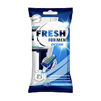 станок бритвенный FRESH FOR MEN 5шт ocean, двойное лезвие 1/40