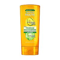 бальзам для волос FRUCTIS (ФРУКТИС) 387мл Тройное восстановление 1/12 АКЦИЯ!