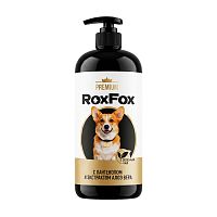 шампунь для кошек и собак RoxFox с пантенолом и алоэ вера, зел.чай  1л  1/6 