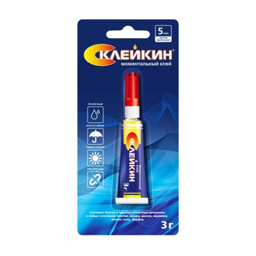 клей СКЛЕЙКИН 3г моментальный 1/12 Мин.заказ=12 клей СКЛЕЙКИН 3г моментальный 1/12 Мин.заказ=12