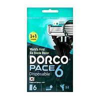 станок бритвенный DORCO (ДОРКО) РACE-6 3+1 с 6лезвиями 1/12
