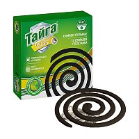 спирали от комаров ТАЙГА угольные 10шт 1/30 ИН-121 Мин.заказ=2
